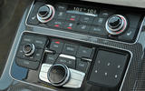Audi S8 centre console