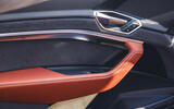 Audi SQ8 Q8 etron 2025 Review door trim detail 17 Audi SQ8 Q8 etron 2025 Review door trim detail 17
