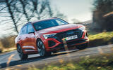 Audi SQ8 Q8 etron 2025 Review front corner 77 Audi SQ8 Q8 etron 2025 Review front corner 77