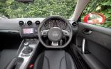 Dials for revs and speed are faultless and easy to read Audi TT driver's seat