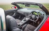 Audi TT Roadster's interior