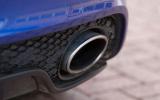 Audi TT RS's exhaust