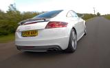 Audi TTS's twin exhaust system
