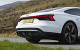 Audi E-tron GT rear end Audi E-tron GT rear end
