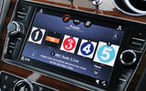 Bentley Bentayga Diesel infotainment screen
