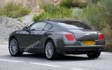 Bentley Conti' GT spied undisguised