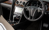 Bentley Continental GT steering wheel