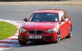 DSC Sport mode brakes the inside wheel quickly and effectively to counter understeer BMW 1 Series cornering