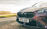 BMW 1 Series review 2025 04 grill BMW 1 Series review 2025 04 grill