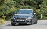 BMW 330e cornering