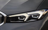 BMW 330e review 2024 04 headlights BMW 330e review 2024 04 headlights