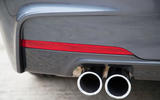 BMW 330e twin chrome exhaust