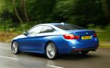 BMW 4 Series coupé rear quarter