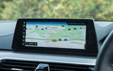 BMW 5 Series sat nav system