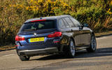 BMW 5 Series Touring rear cornering