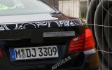 BMW 5-series hybrid spied