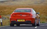 BMW 6 Series rear cornering