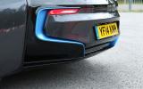 BMW i8's rear diffuser
