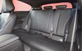 BMW M135i rear seats