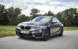 BMW M240i cornering