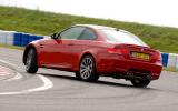 BMW M3 hard rear cornering