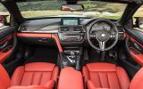 BMW M4 Convertible interior