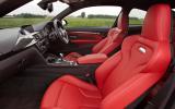 BMW M4 front seats