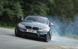 BMW M4 hard cornering