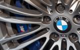 These 19in alloys are standard; lighter 20in options are available BMW M5 blue brake calipers