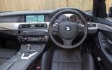 Cabin features M5-exclusive textured aluminium trim BMW M5 interior