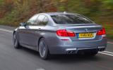 New car has 10 per cent more power than previous V10 BMW M5 rear