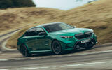 BMW M5 review 2025 027 front cornering