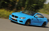 BMW M6 hard cornering