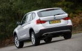 BMW X1 rear cornering