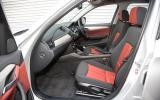 BMW X1 front seats