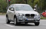 BMW X3 facelift spotted - first pictures