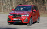 BMW X3 cornering