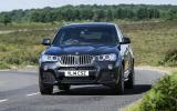 BMW X4 cornering