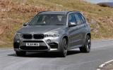 BMW X5 M cornering