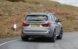 BMW X5 M rear cornering