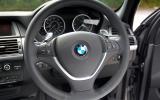 BMW X6 steering wheel