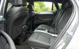 BMW X6 rear seats