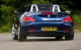 BMW Z4 rear cornering