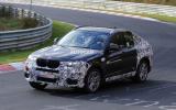 no title BMW X4 spotted less disguised