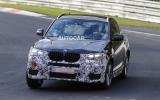 no title BMW X4 spotted less disguised
