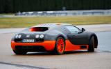 The Veyron has a tendency to understeer, cured by carefully-timed trail braking Bugatti Veyron Super Sport