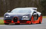 Power quickly overwhelms the tyres if the road is damp Bugatti Veyron Super Sport
