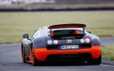 At normal speeds, the Veyron feels like a normal mid-engined supercar Bugatti Veyron Super Sport