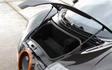 Despite its record-breaking performance, the Veyron still has a boot, albeit a small one Bugatti Veyron boot
