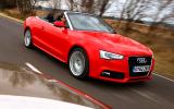 no title Top down, looking up - Vauxhall Cascada versus Audi A5
